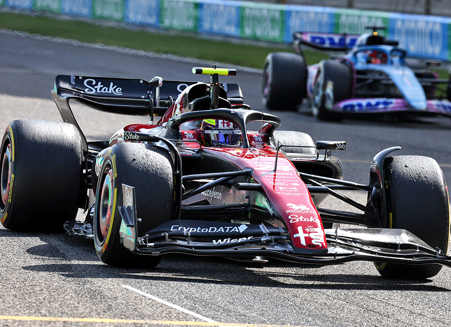 Foto de carro de fórmula 1 