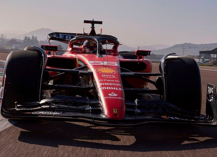 Foto de carro de fórmula 1 